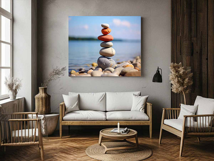 Stacking Stones Art Print 