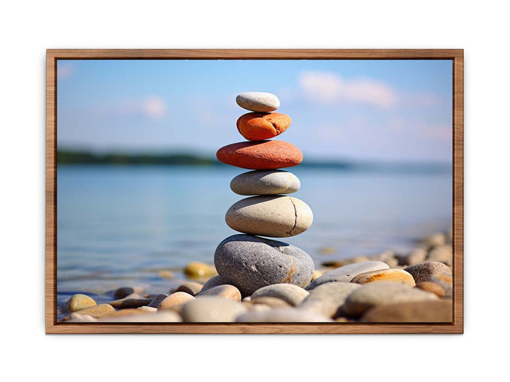 Stacking Stones Art Print  Painting