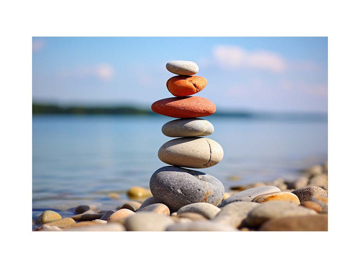 Stacking Stones Art Print