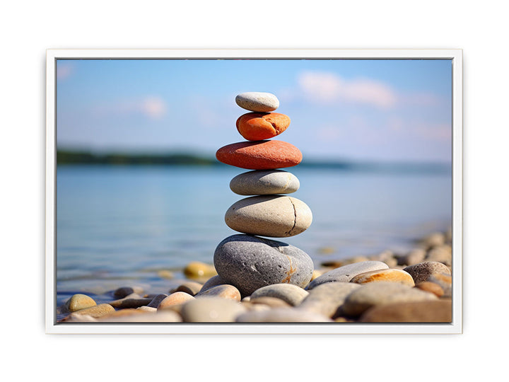 Stacking Stones Art Print  Painting