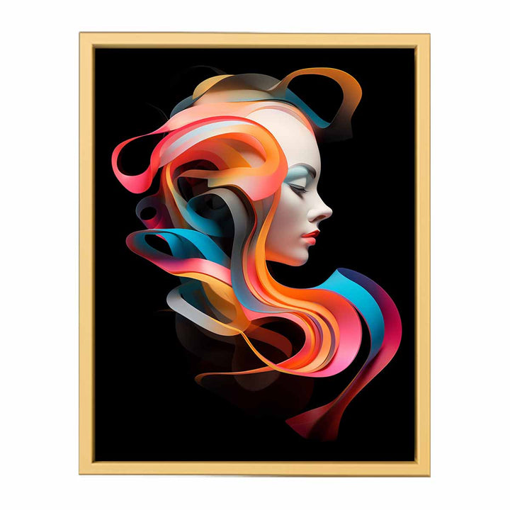 Modern Abstarct Artwork framed Print