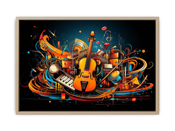 Music Poster framed Print