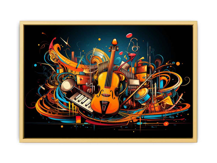 Music Poster framed Print