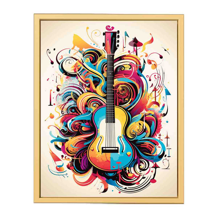 Music Art Poster framed Print