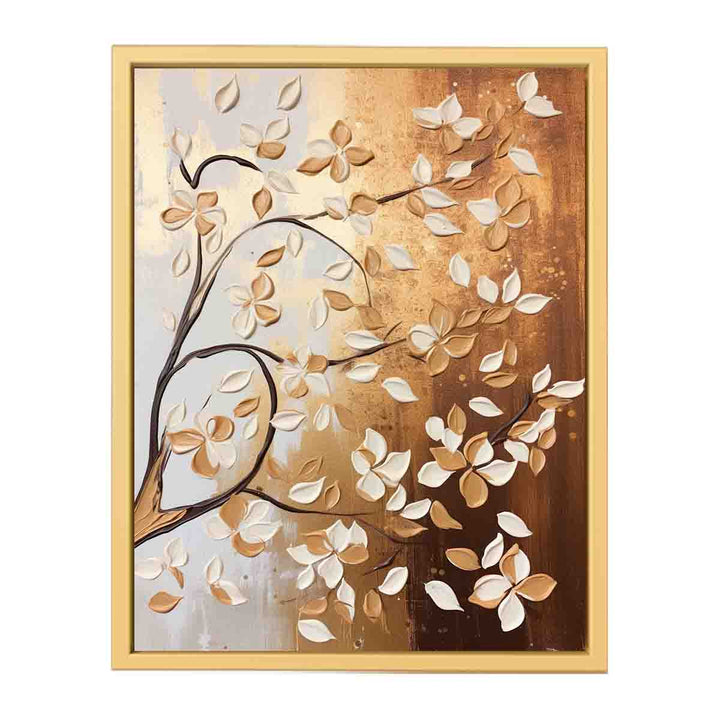 Best Brown Tree Painting framed Print