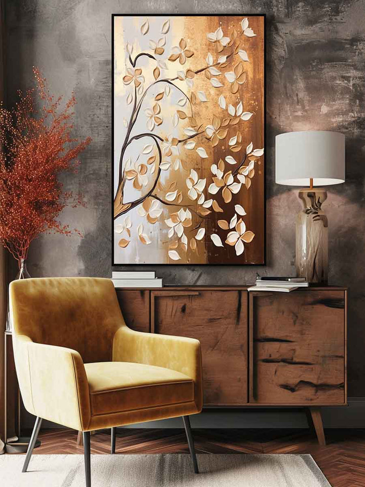 Best Brown Tree Painting Art Print