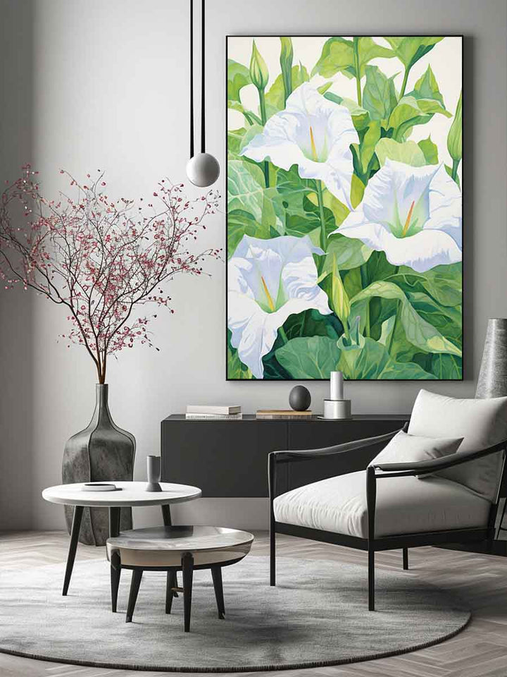 Jimson Weed Painting Art Print