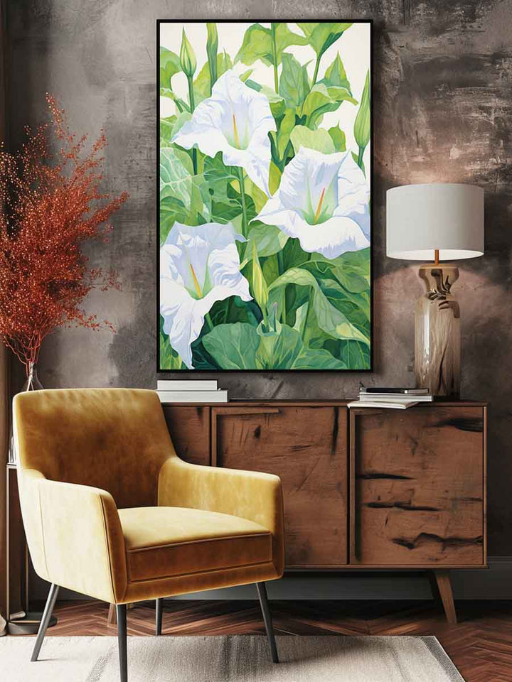 Jimson Weed Painting Art Print