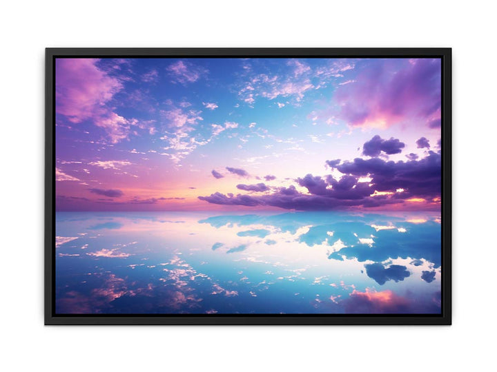 Beautiful Pink Blue Artwork  canvas Print