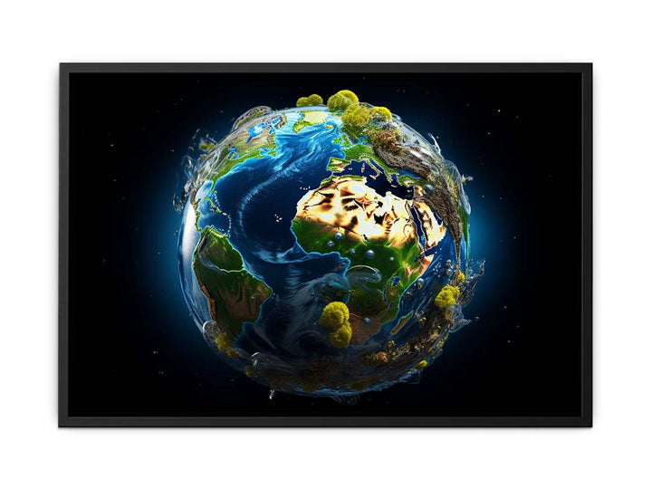 Earth Pinting  canvas Print