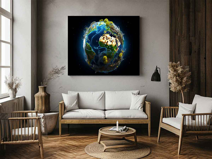 Earth Pinting Art Print