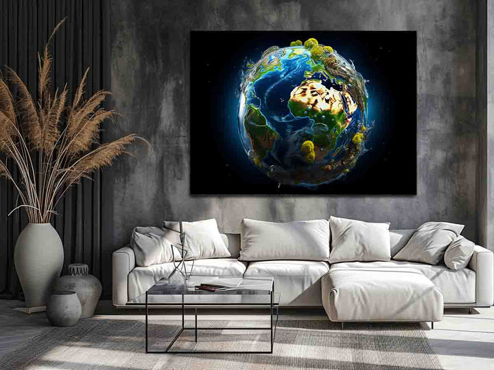 Earth Pinting Art Print