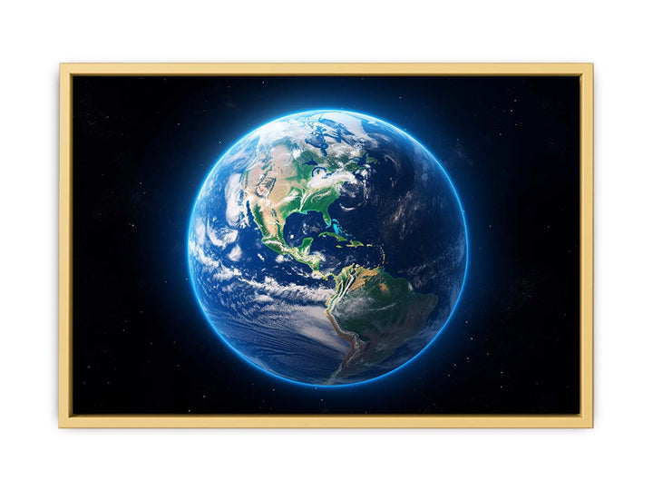 Earth Art framed Print