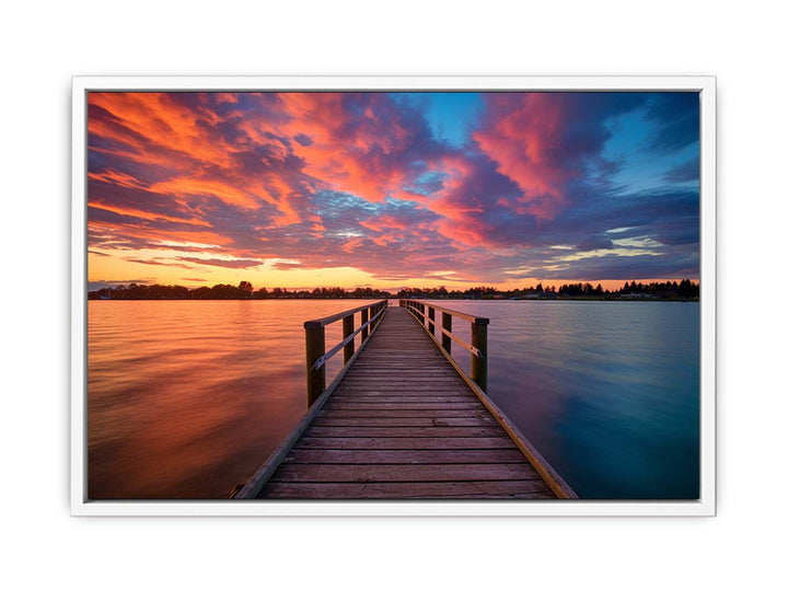 Jetty Sunset Art  Painting