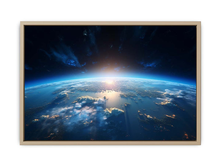 Earth Fine Art framed Print