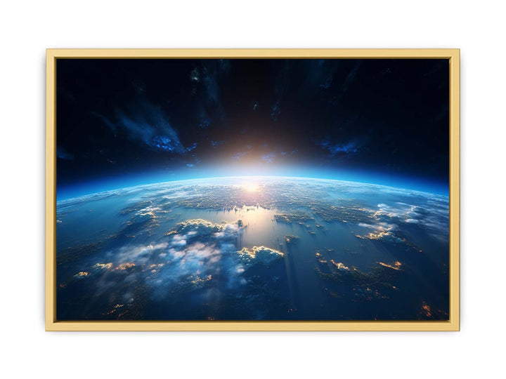 Earth Fine Art framed Print