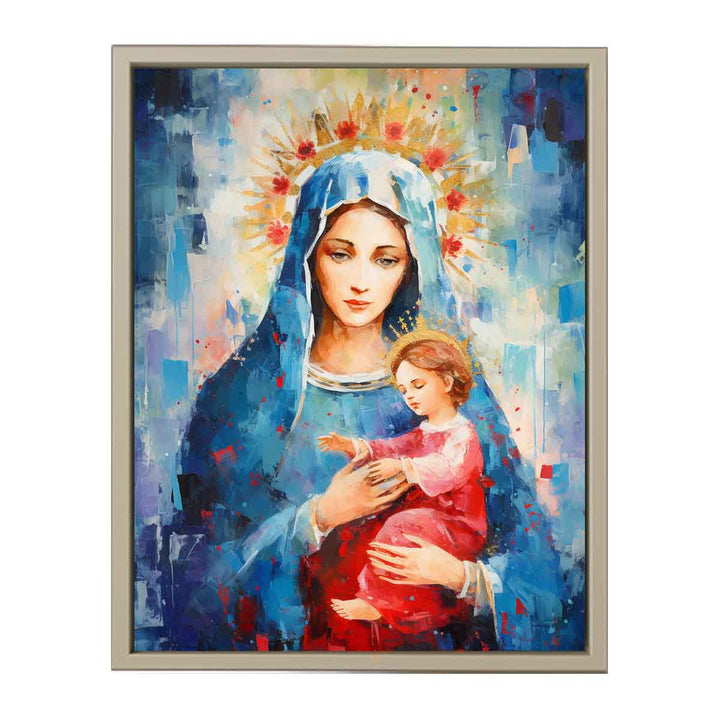 Virgin Mary Art framed Print