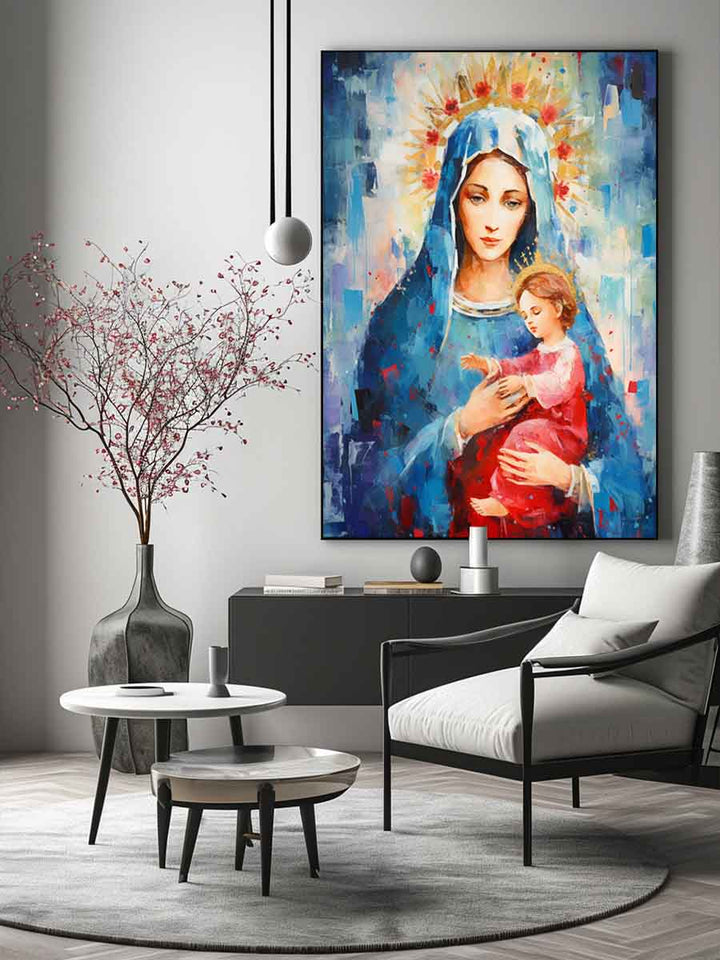 Virgin Mary Art  Print