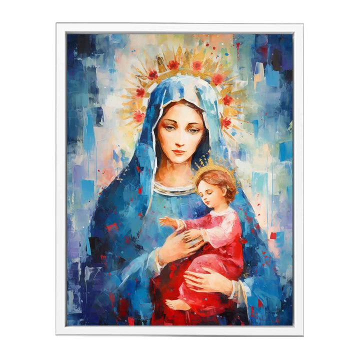 Virgin Mary Art  Painting