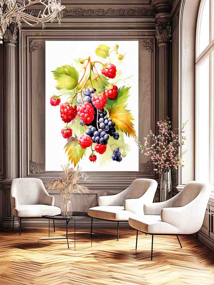 Berries Painting Art Print