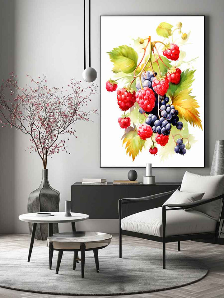 Berries Painting Art Print