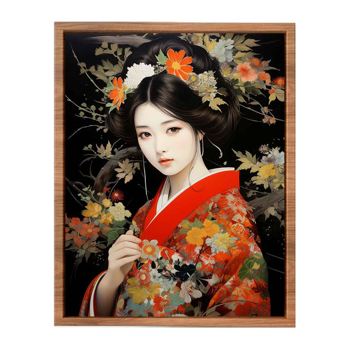 Japanese Beauty Art  Painting