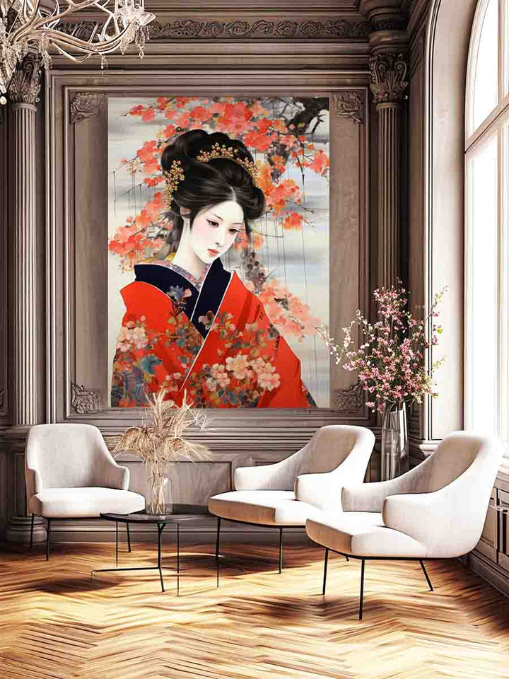 Beautyful Japanese Women Art Print