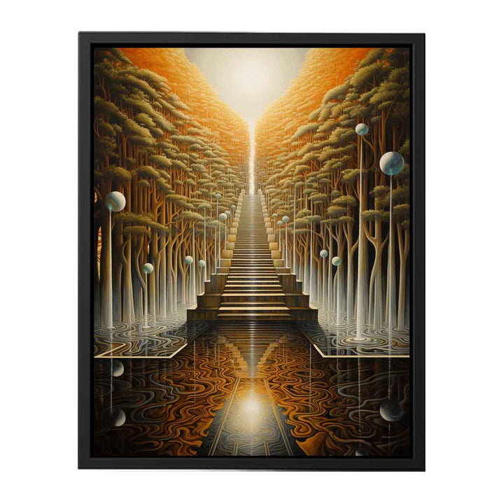 Illusion Painting  canvas Print