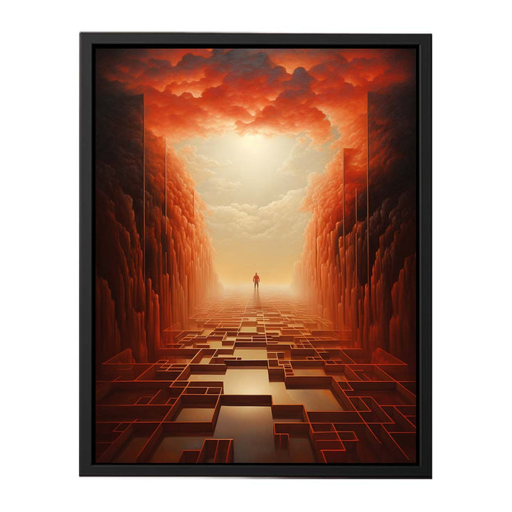 Illusion Art  canvas Print