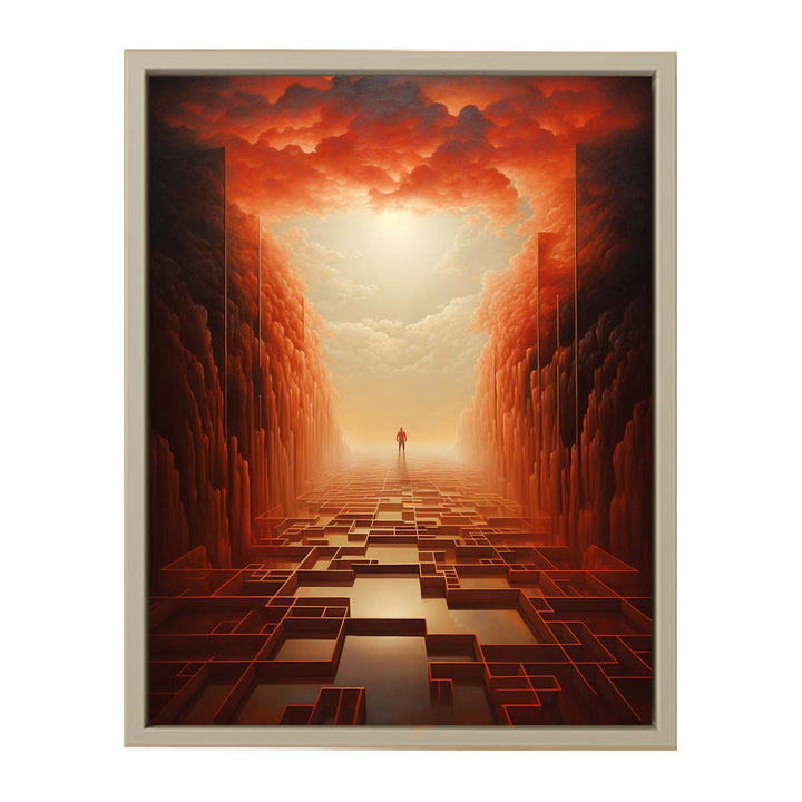 Illusion Art framed Print