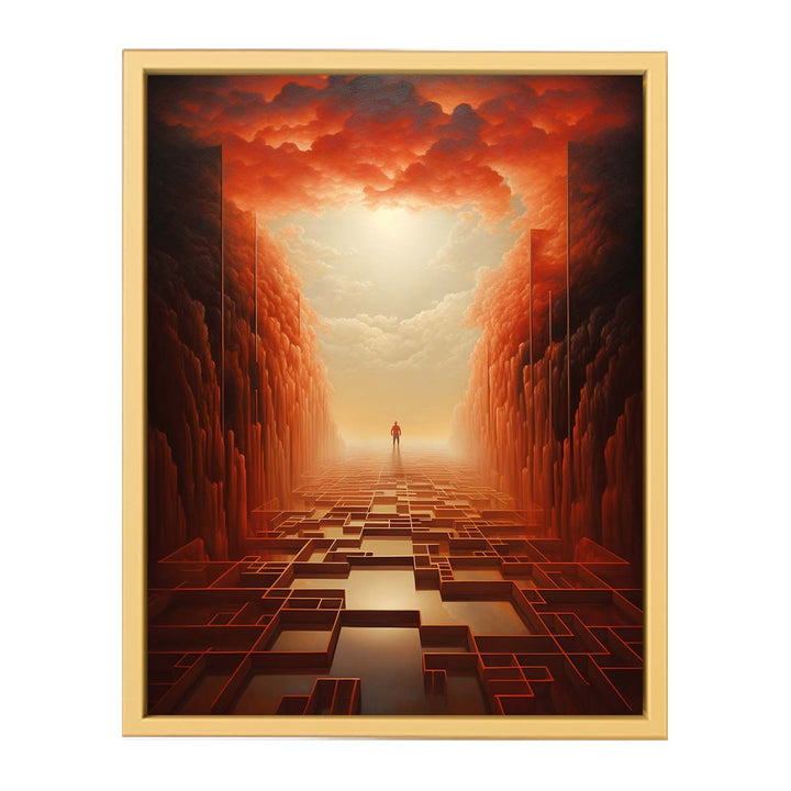 Illusion Art framed Print