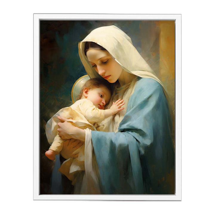 Mother Mary and Jesus art  Painting