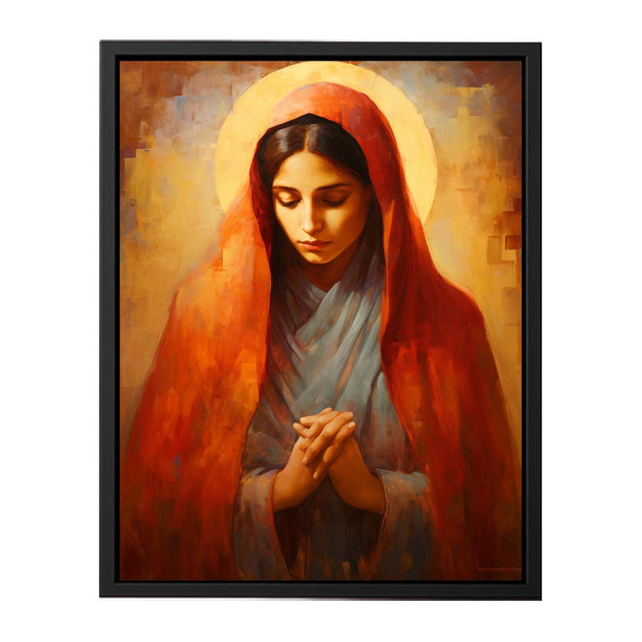 Virgin Mary Pain  canvas Print