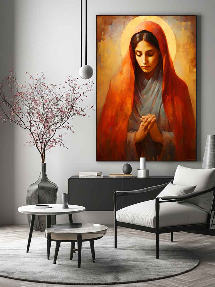 Virgin Mary Pain Art Print