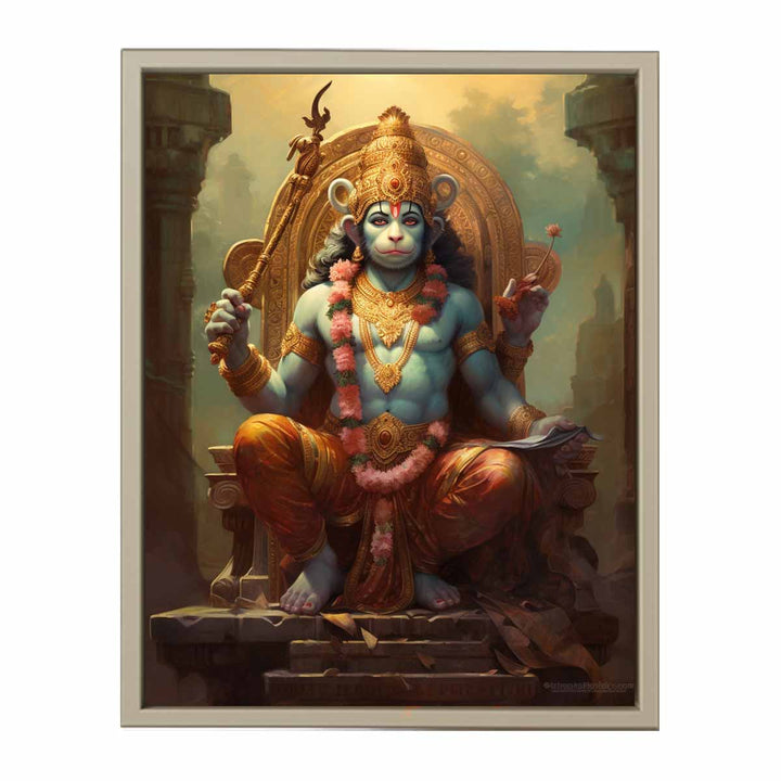 Hanuman Painting framed Print