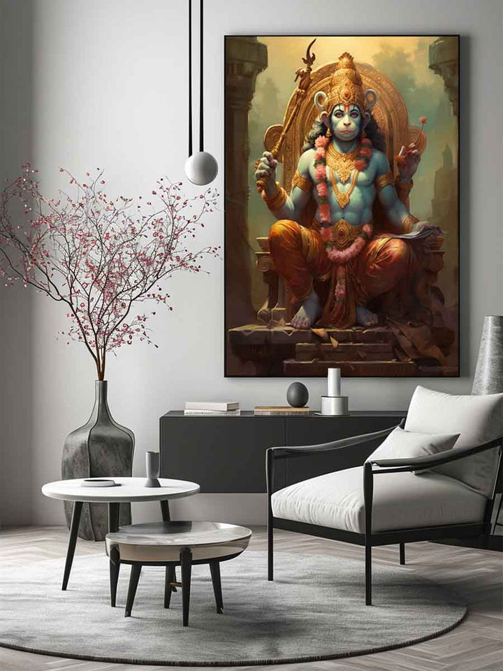 Hanuman Painting Art Print