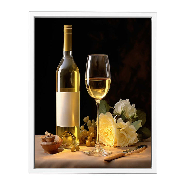 White Wine Artwork  Painting