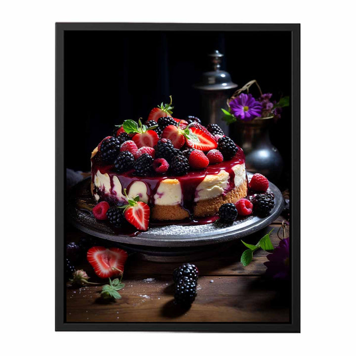 Cheesecake Poster  canvas Print