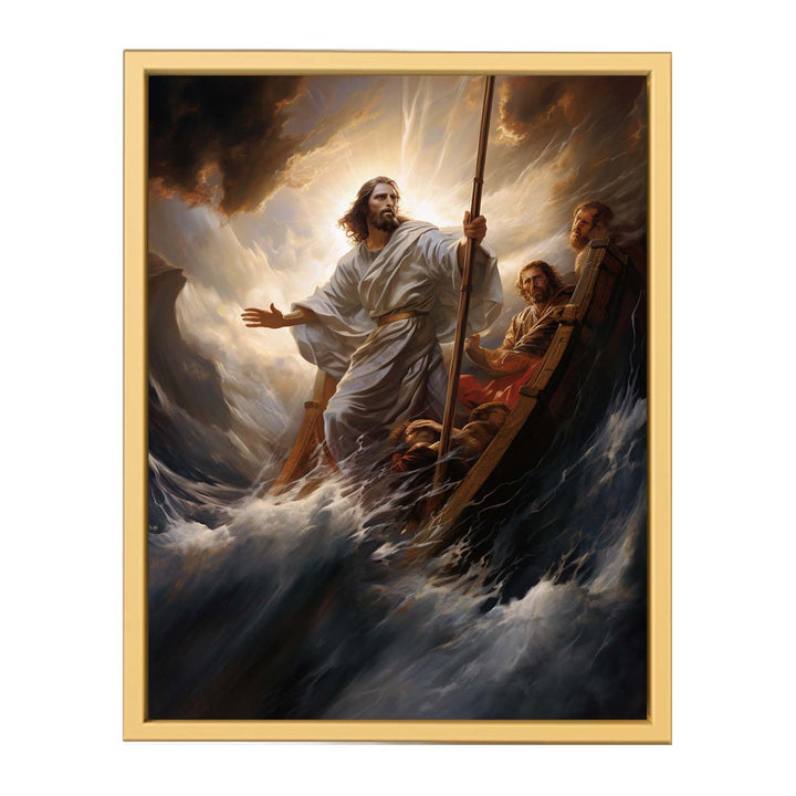 Jesus Art Painting framed Print