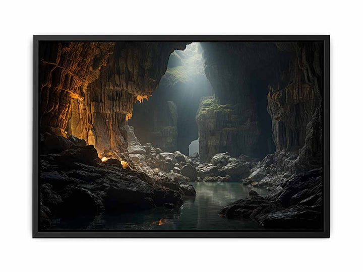 Caves Artwork  canvas Print