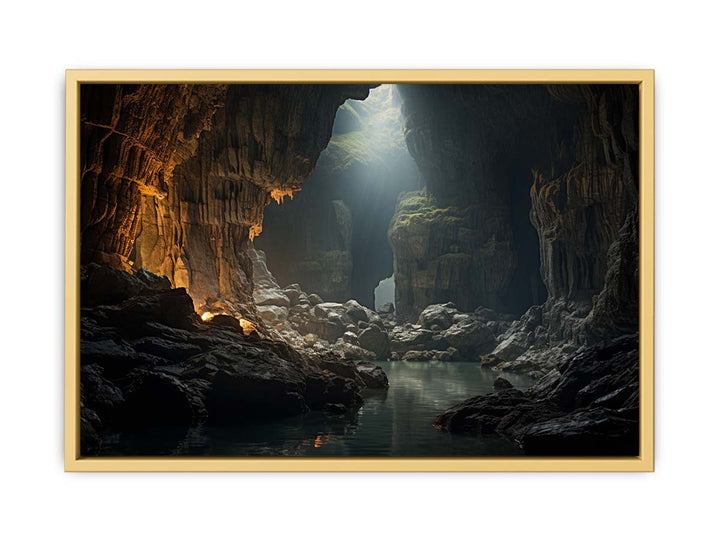 Caves Artwork framed Print