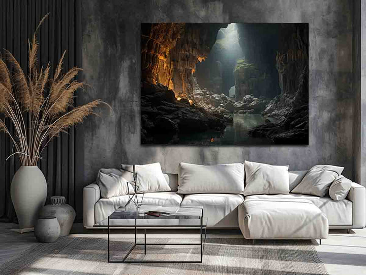 Caves Artwork Art Print