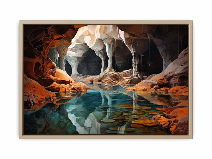 Mystery Cave Fine Art framed Print