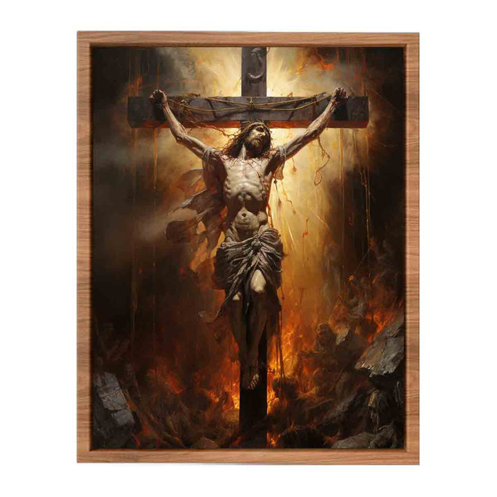 Jesus Cross Painting  