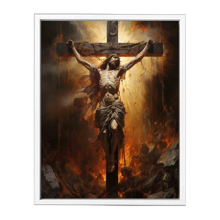 Jesus Cross Painting  