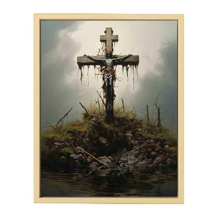 Cross Artwork framed Print