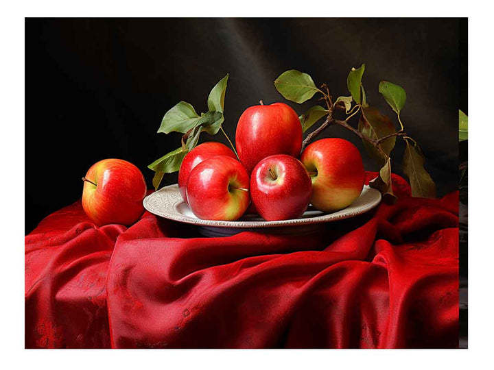 Apple Still,Life,Painting