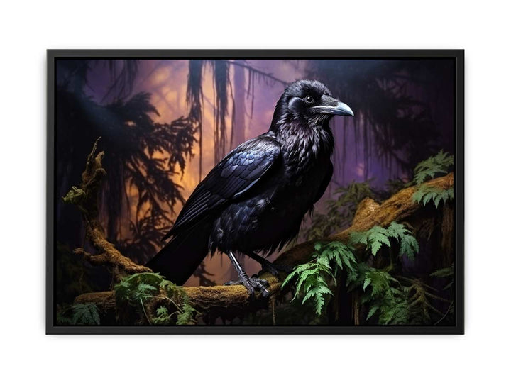 Beautiful Ravens Painting  canvas Print