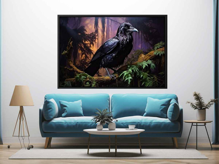 Beautiful Ravens Painting Art Print