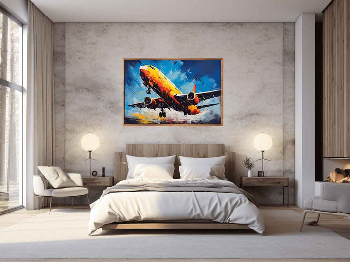 Airplane Painting Art Print